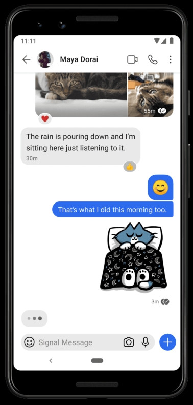 Signal 如何避免被截图保存聊天？